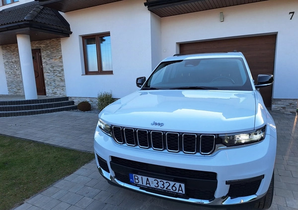 Jeep Grand Cherokee cena 224000 przebieg: 65000, rok produkcji 2021 z Łapy małe 529